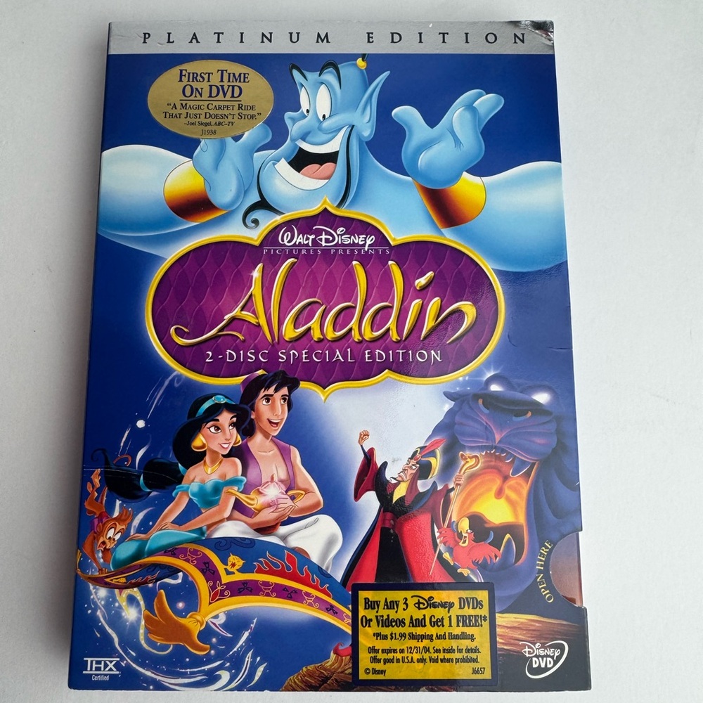 Aladdin | Platinum Edition | 2-disc Special Edition | DVD | Widescreen | NEW